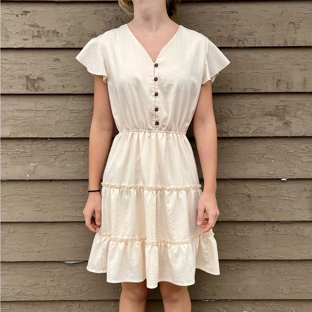 ☀️☀️☀️ 4/$20 Boho baby doll ruffle dress!